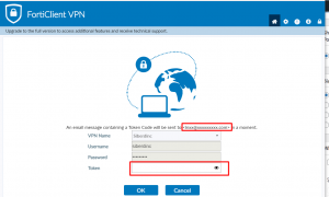 Fortigate SSL-VPN E-Mail Authentication (CLI)